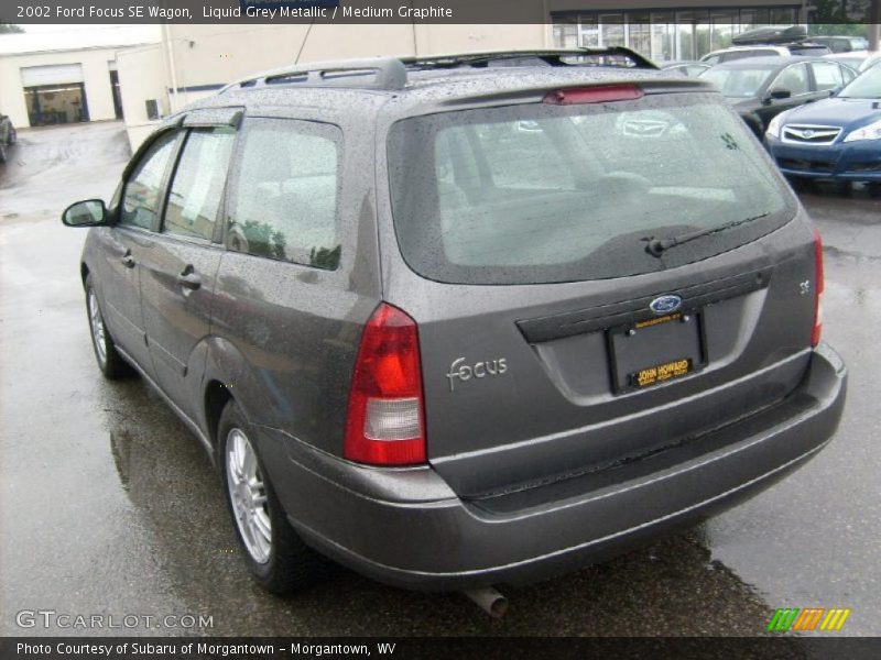 Liquid Grey Metallic / Medium Graphite 2002 Ford Focus SE Wagon
