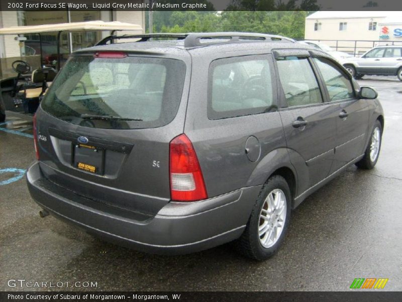 Liquid Grey Metallic / Medium Graphite 2002 Ford Focus SE Wagon