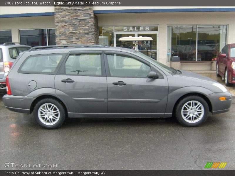 Liquid Grey Metallic / Medium Graphite 2002 Ford Focus SE Wagon