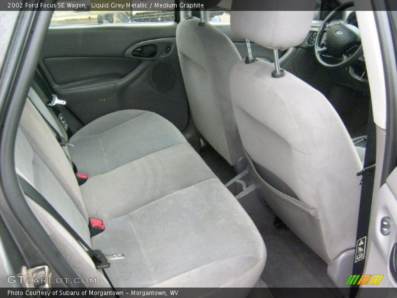 Liquid Grey Metallic / Medium Graphite 2002 Ford Focus SE Wagon