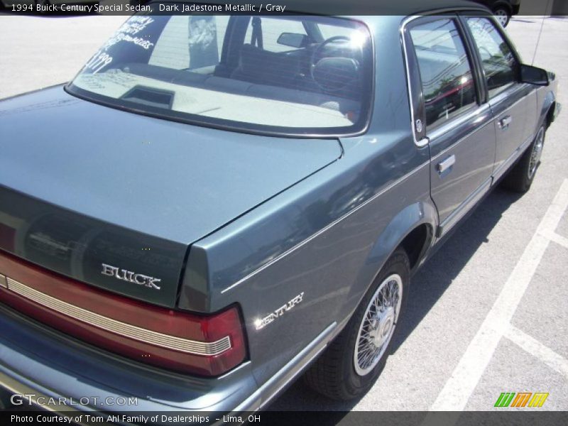 Dark Jadestone Metallic / Gray 1994 Buick Century Special Sedan