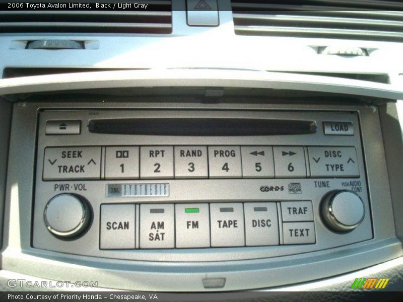 Black / Light Gray 2006 Toyota Avalon Limited