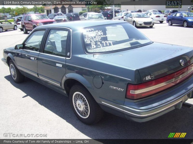 Dark Jadestone Metallic / Gray 1994 Buick Century Special Sedan