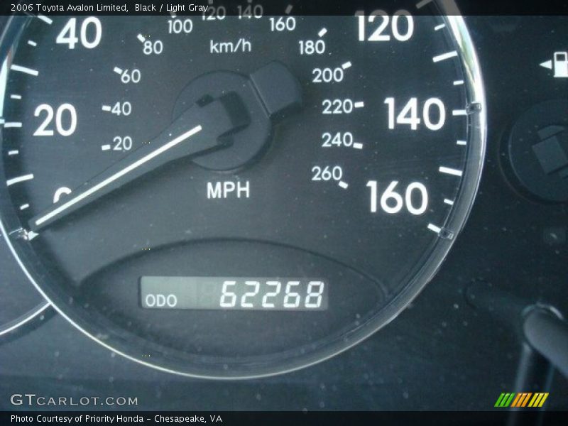 Black / Light Gray 2006 Toyota Avalon Limited