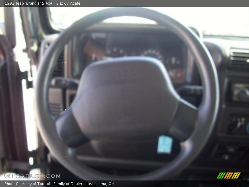 Black / Agate 1993 Jeep Wrangler S 4x4