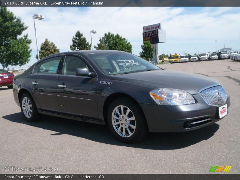 Cyber Gray Metallic / Titanium 2010 Buick Lucerne CXL