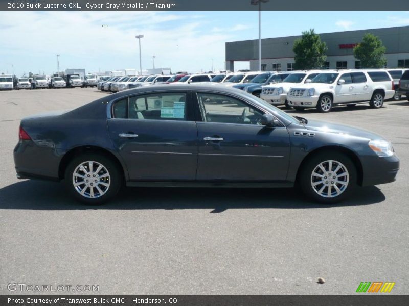 Cyber Gray Metallic / Titanium 2010 Buick Lucerne CXL