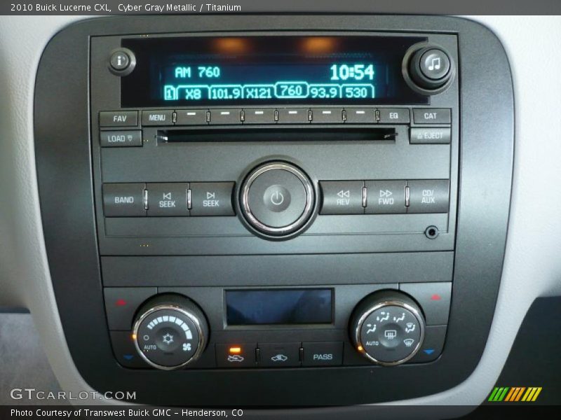 Cyber Gray Metallic / Titanium 2010 Buick Lucerne CXL