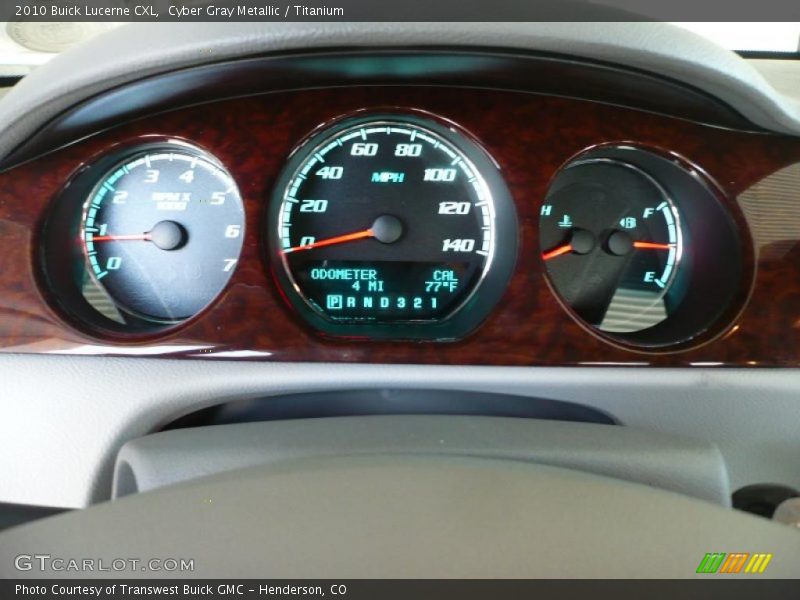 Cyber Gray Metallic / Titanium 2010 Buick Lucerne CXL
