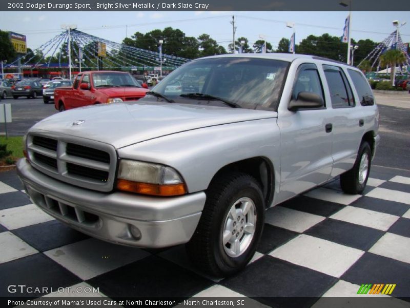 Bright Silver Metallic / Dark Slate Gray 2002 Dodge Durango Sport