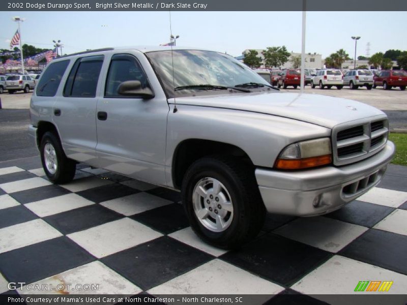 Bright Silver Metallic / Dark Slate Gray 2002 Dodge Durango Sport