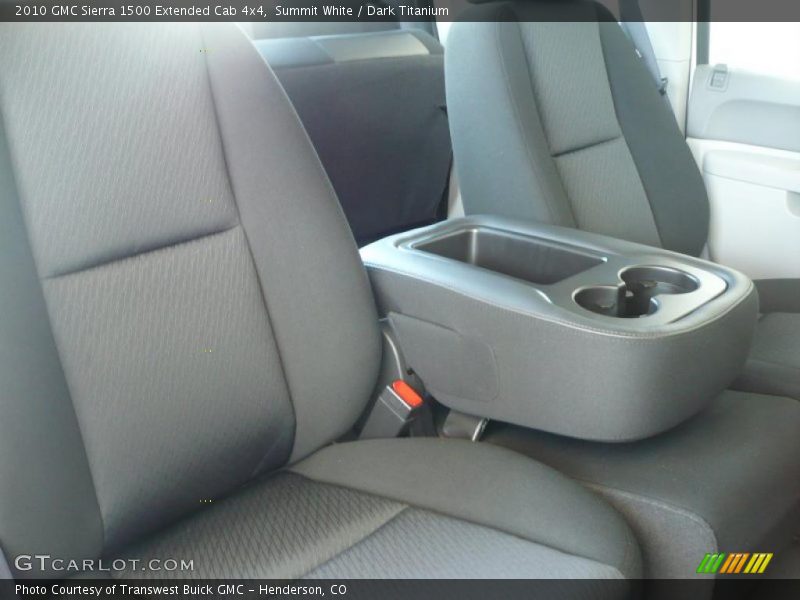 Summit White / Dark Titanium 2010 GMC Sierra 1500 Extended Cab 4x4