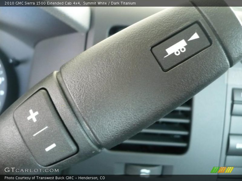 Summit White / Dark Titanium 2010 GMC Sierra 1500 Extended Cab 4x4