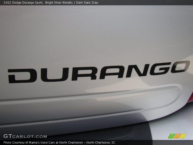 Bright Silver Metallic / Dark Slate Gray 2002 Dodge Durango Sport