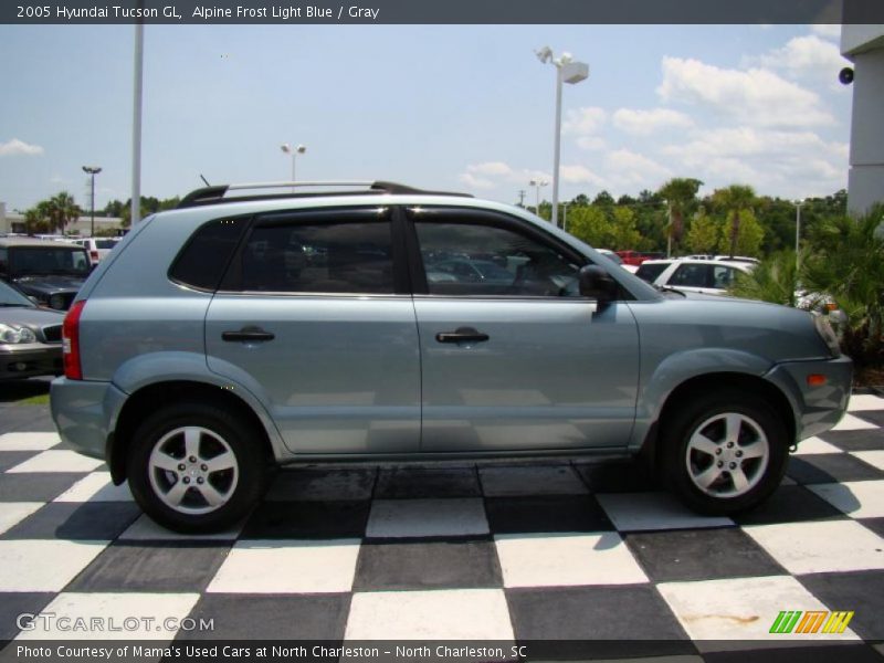 Alpine Frost Light Blue / Gray 2005 Hyundai Tucson GL