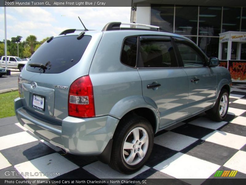 Alpine Frost Light Blue / Gray 2005 Hyundai Tucson GL