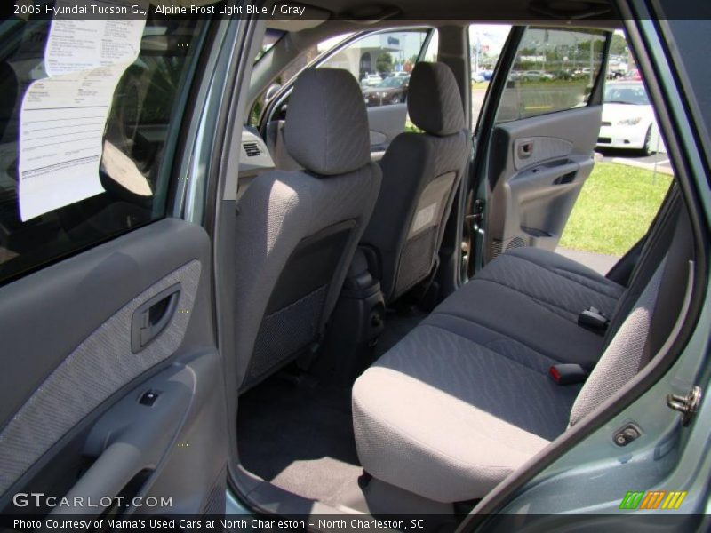 Alpine Frost Light Blue / Gray 2005 Hyundai Tucson GL
