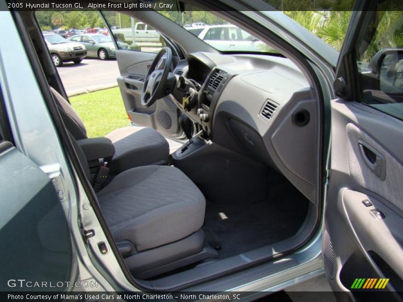 Alpine Frost Light Blue / Gray 2005 Hyundai Tucson GL