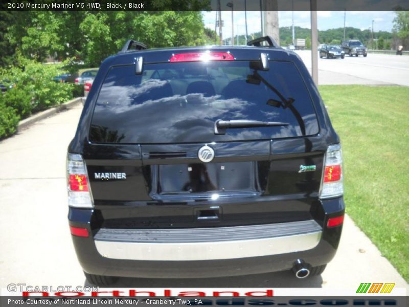 Black / Black 2010 Mercury Mariner V6 4WD