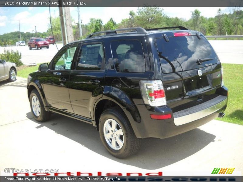 Black / Black 2010 Mercury Mariner V6 4WD