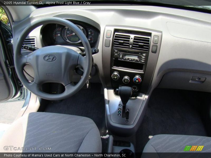 Alpine Frost Light Blue / Gray 2005 Hyundai Tucson GL