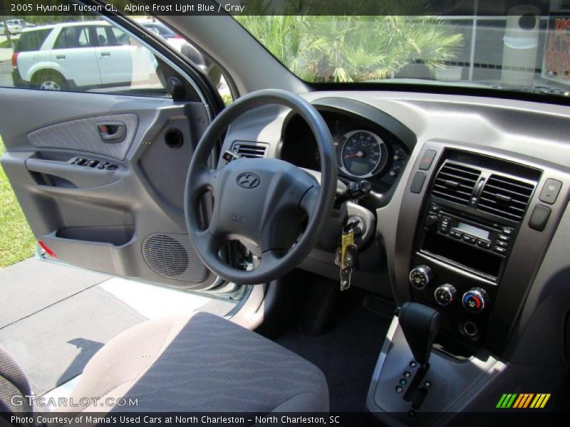 Alpine Frost Light Blue / Gray 2005 Hyundai Tucson GL