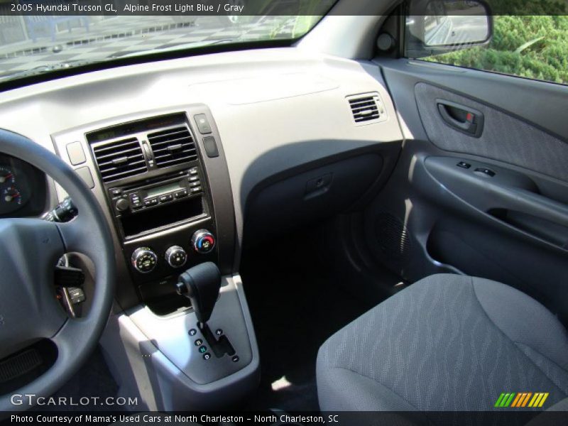 Alpine Frost Light Blue / Gray 2005 Hyundai Tucson GL