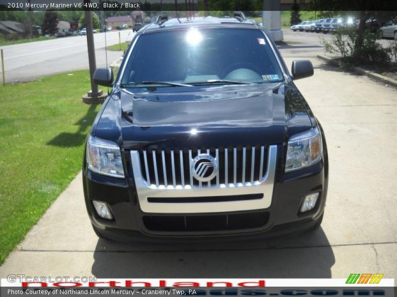 Black / Black 2010 Mercury Mariner V6 4WD