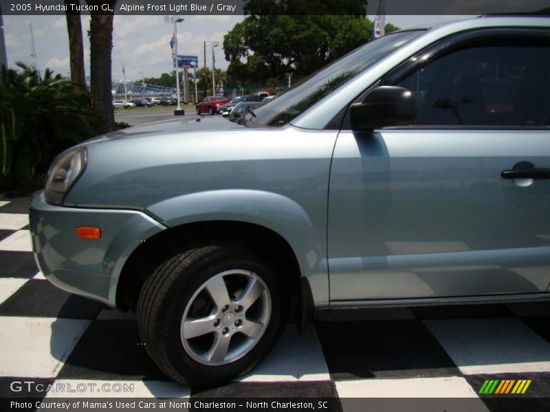 Alpine Frost Light Blue / Gray 2005 Hyundai Tucson GL