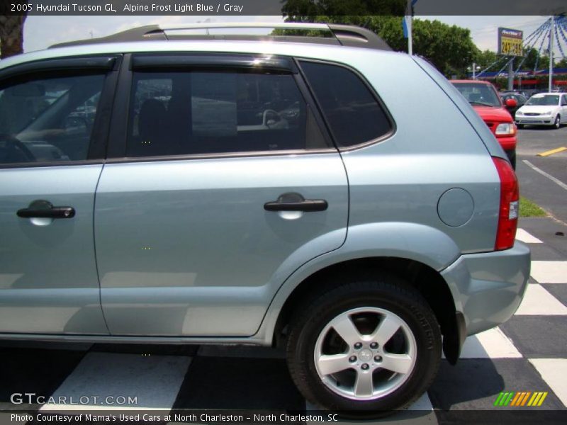 Alpine Frost Light Blue / Gray 2005 Hyundai Tucson GL