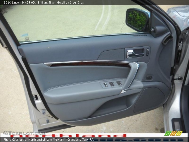 Brilliant Silver Metallic / Steel Gray 2010 Lincoln MKZ FWD