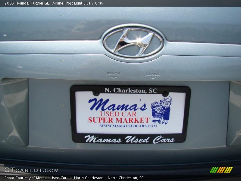 Alpine Frost Light Blue / Gray 2005 Hyundai Tucson GL