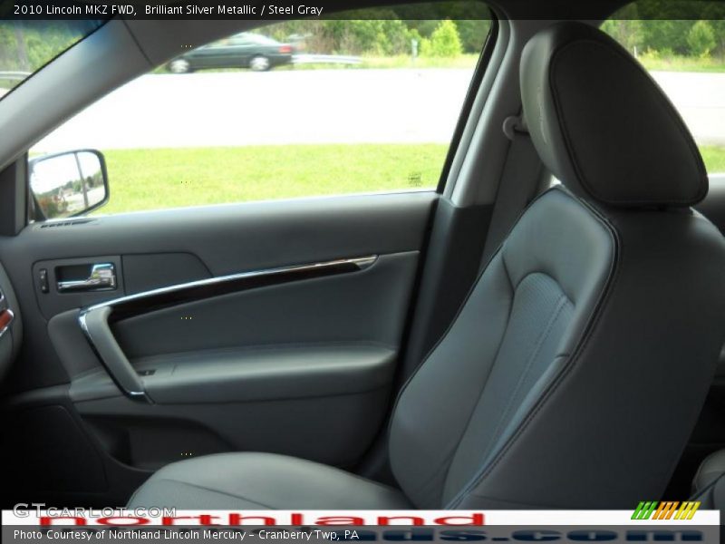 Brilliant Silver Metallic / Steel Gray 2010 Lincoln MKZ FWD