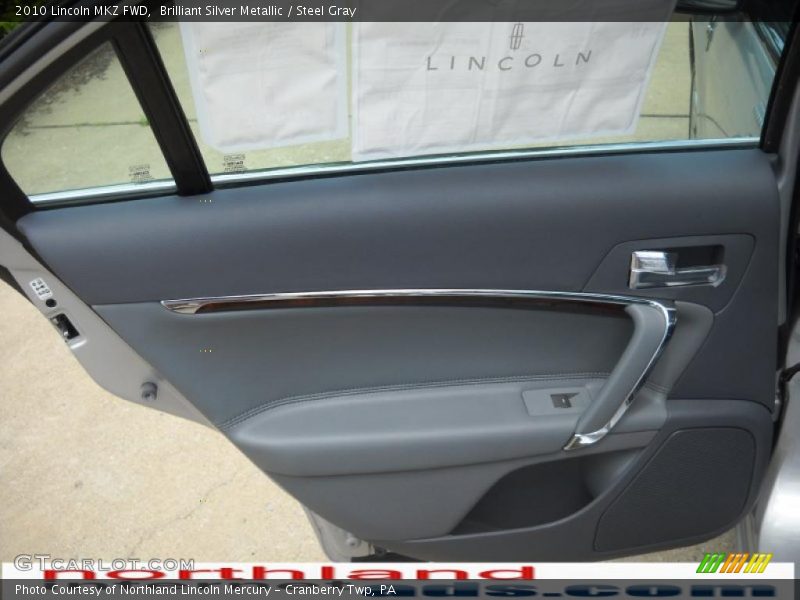Brilliant Silver Metallic / Steel Gray 2010 Lincoln MKZ FWD