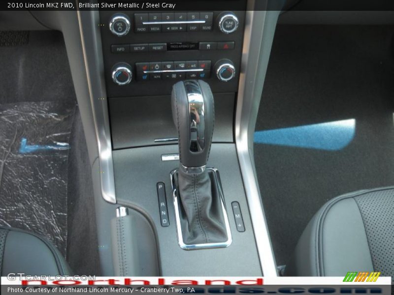 Brilliant Silver Metallic / Steel Gray 2010 Lincoln MKZ FWD
