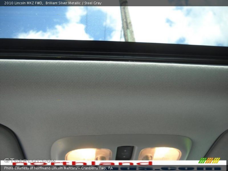 Brilliant Silver Metallic / Steel Gray 2010 Lincoln MKZ FWD