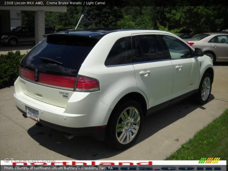 Creme Brulee Metallic / Light Camel 2008 Lincoln MKX AWD