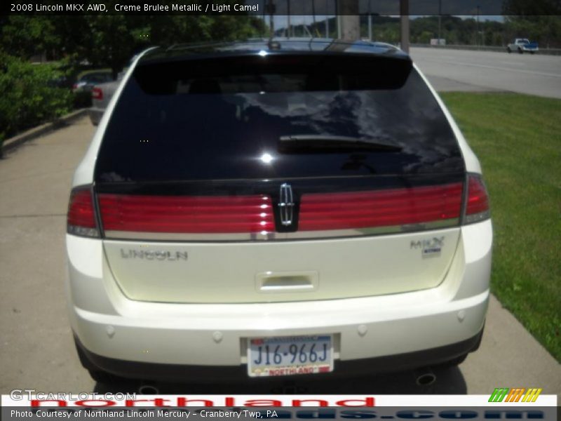 Creme Brulee Metallic / Light Camel 2008 Lincoln MKX AWD