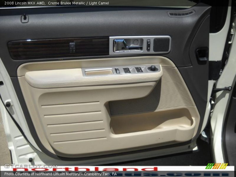 Creme Brulee Metallic / Light Camel 2008 Lincoln MKX AWD