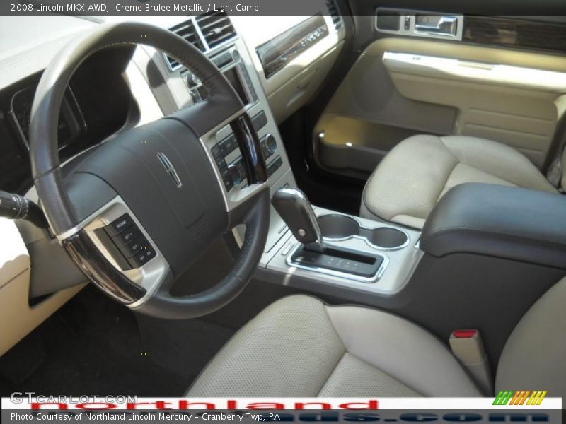 Creme Brulee Metallic / Light Camel 2008 Lincoln MKX AWD