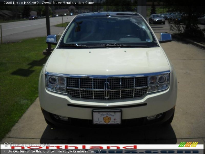 Creme Brulee Metallic / Light Camel 2008 Lincoln MKX AWD