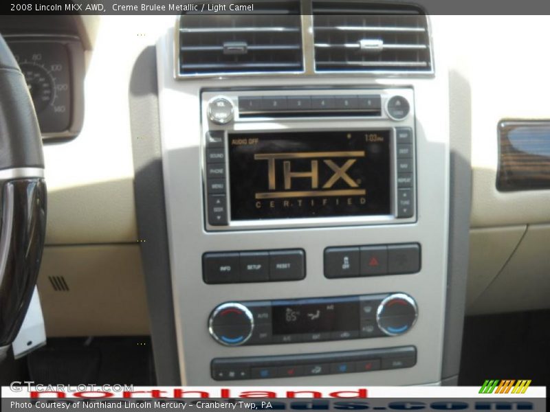 Creme Brulee Metallic / Light Camel 2008 Lincoln MKX AWD