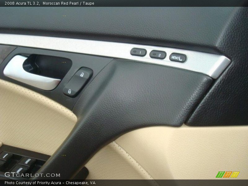 Moroccan Red Pearl / Taupe 2008 Acura TL 3.2