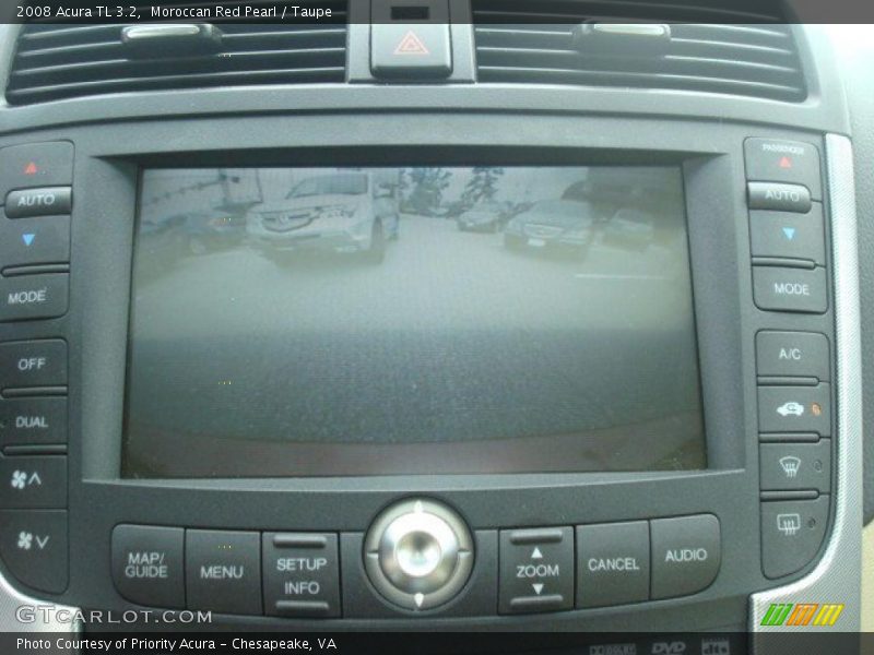 Moroccan Red Pearl / Taupe 2008 Acura TL 3.2