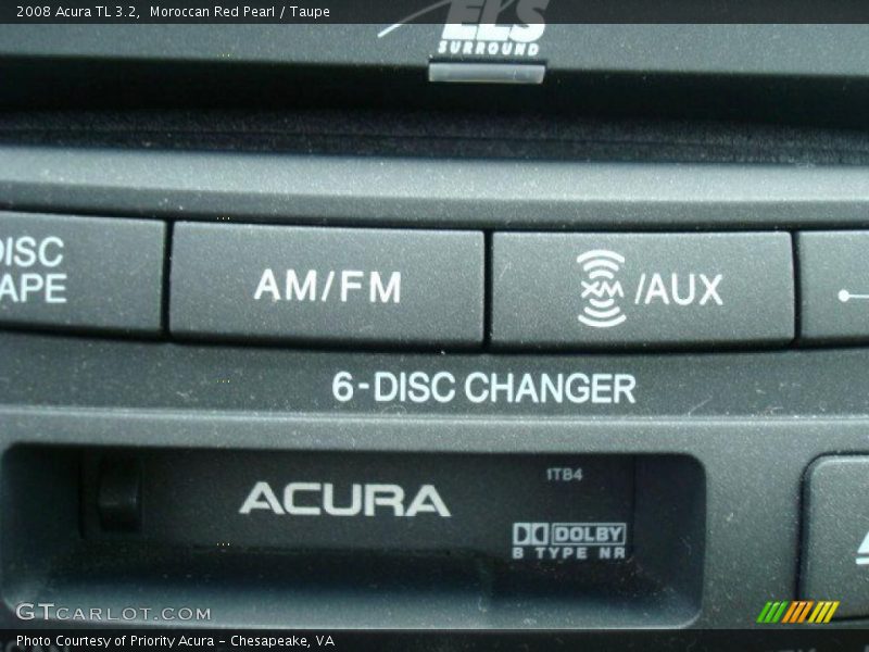 Moroccan Red Pearl / Taupe 2008 Acura TL 3.2
