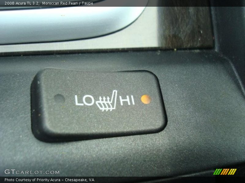 Moroccan Red Pearl / Taupe 2008 Acura TL 3.2