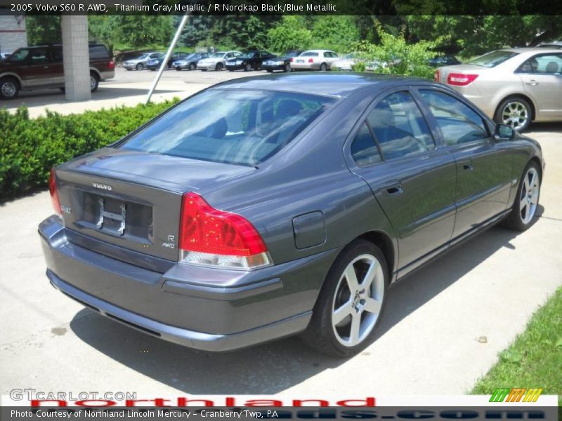 Titanium Gray Metallic / R Nordkap Black/Blue Metallic 2005 Volvo S60 R AWD
