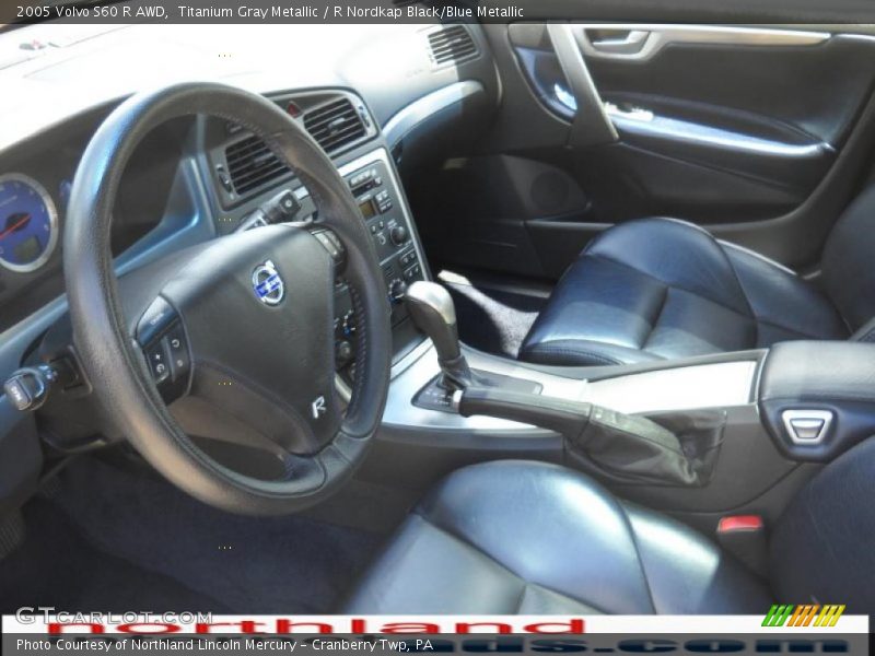 Titanium Gray Metallic / R Nordkap Black/Blue Metallic 2005 Volvo S60 R AWD