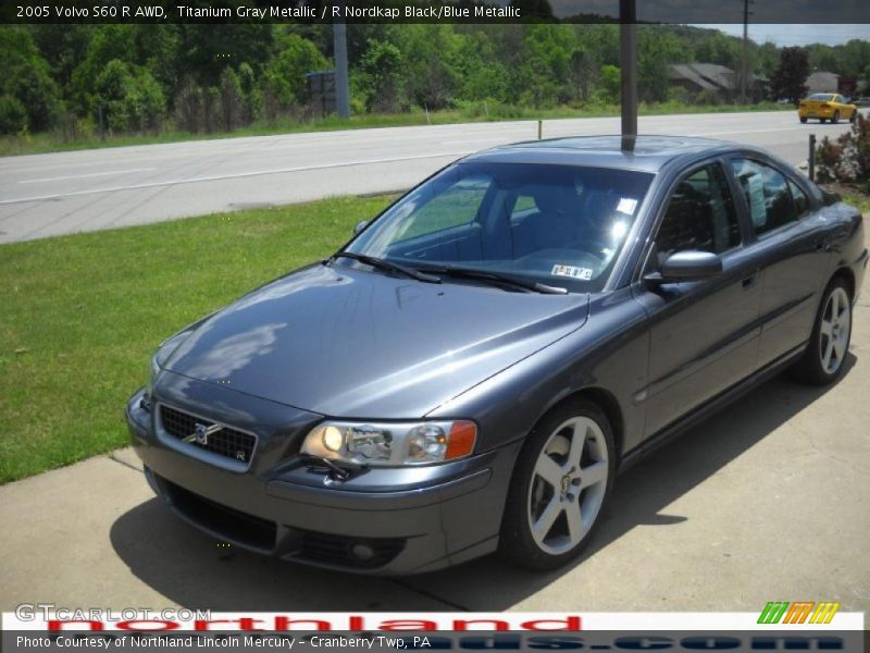 Titanium Gray Metallic / R Nordkap Black/Blue Metallic 2005 Volvo S60 R AWD