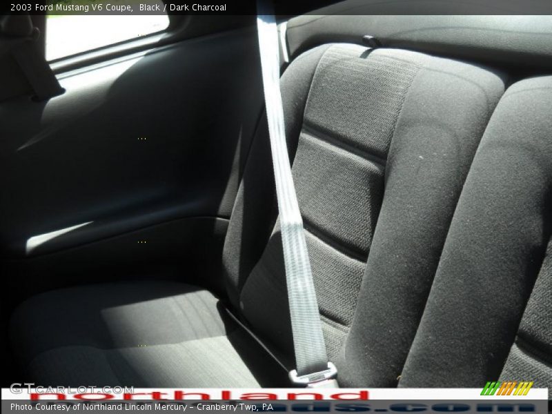 Black / Dark Charcoal 2003 Ford Mustang V6 Coupe